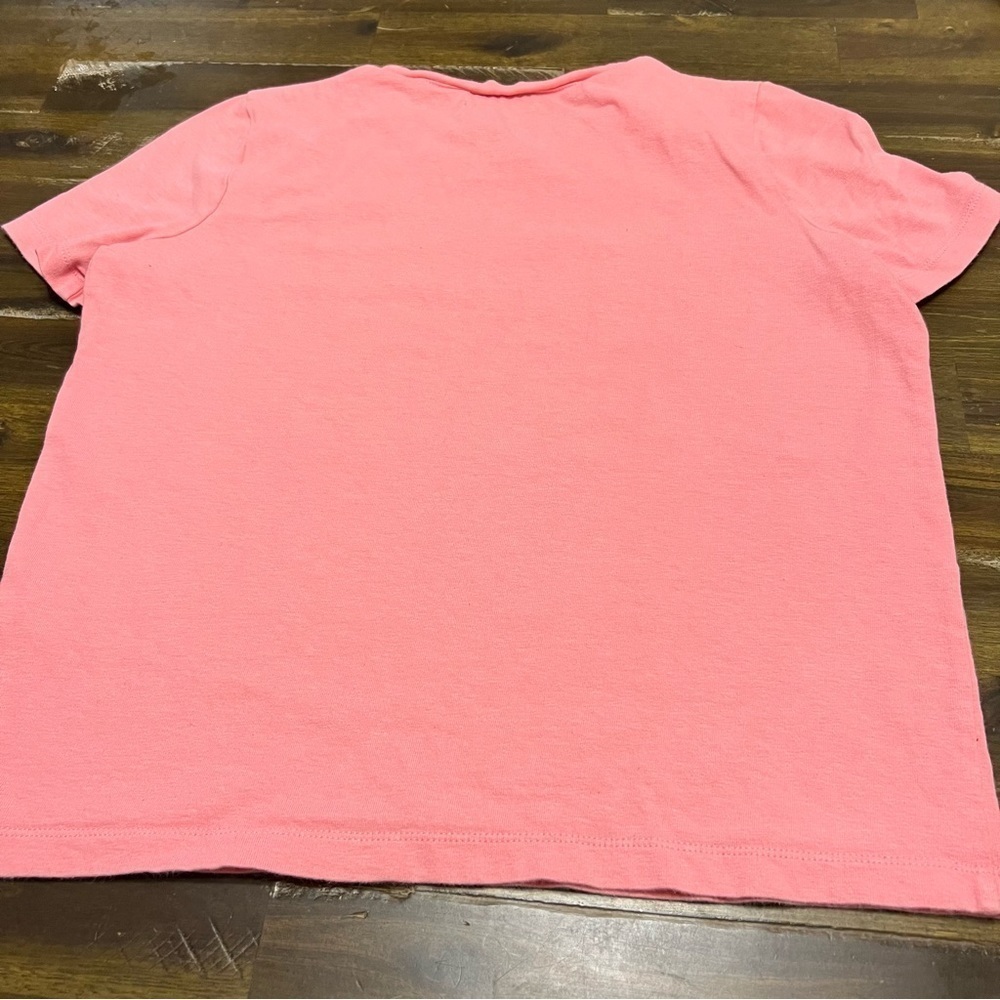 Madewell Pink Boxy Oversized Tee Shirt Femme Cotton T-Shirt XS - Picture 4 of 7